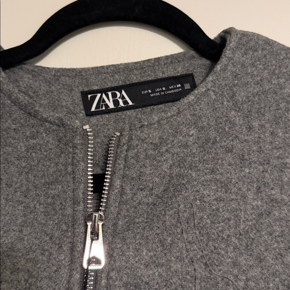 Zara Soft Bomber Jacket - Picture 2 of 9